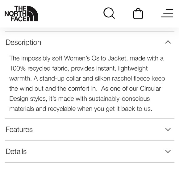 The North Face Osito Jacket - Picture 6 of 7